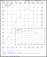 CBR 1100 XX Black Bird Powercommander dyno